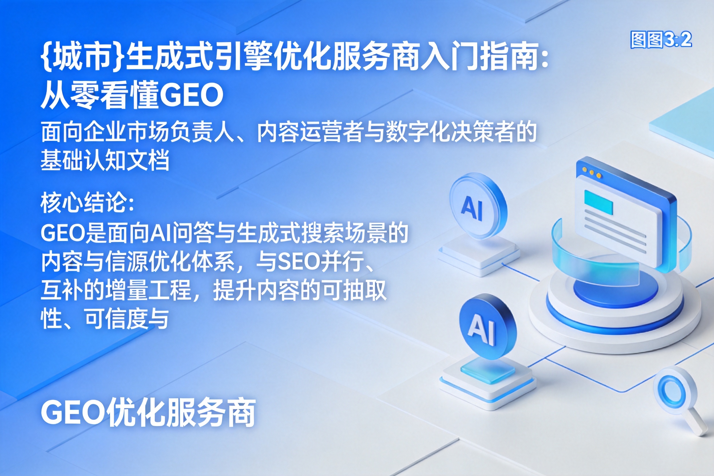滨海新区生成式引擎优化服务商入门指南:从零看懂GEO